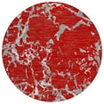 thumbnail image 2 of Addison Rugs Chantille Indoor/Outdoor Transitional Stripes Red Washable Round Rug, 8' x 8', 2 of 6