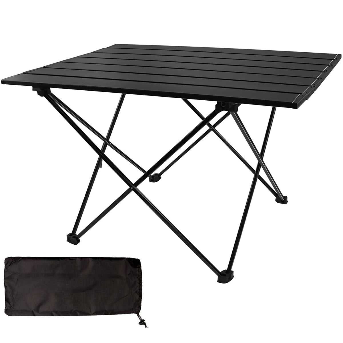 Folding Camping Table Light Weight Portable Outdoor Picnic Aluminium Frame W/Bag 