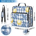 thumbnail image 2 of FORMRS Zipper Binder with Shoulder Strap 2-inch Ring 500 Sheet Capacity File Bag, Light Lemon, 2 of 5
