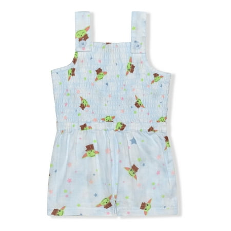 The Mandalorian Baby and Toddler Girl Romper, 12 Months-5T