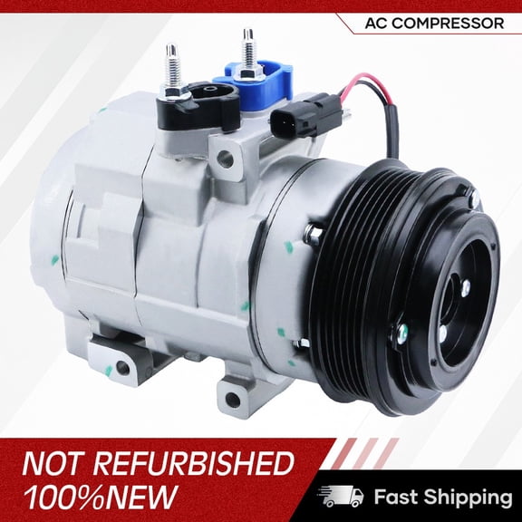 New AC Compressor Fits 07-14 Ford F150 F250 F350 4.2L 4.6L 5.4L 6.2L 6.4L