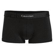 Calvin Klein Men's Underwear Monolith Low Rise Trunks, Black, Lg