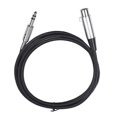 thumbnail image 2 of Doonjiey 3 Pin Xlr Female To 1/4inch Stereo Male Shielded Microphone Cable Cord Jikaix, 2 of 5