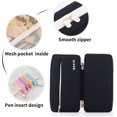 thumbnail image 2 of GFDYREE Big Capacity Pencil Case Pencil Pouch School Supplies for College Students Office Simple Stationery Pencil Holder Bag Teen Girls Women-Black, 2 of 6