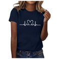 thumbnail image 1 of T-shirt à Col Rond Imprimé de Performance Artistique de Mode et de Loisirs pour Femmes à Manches Courtes Haut T-Shirt Décontracté Haut T-Shirt pour Femmes T-Shirts à Manches Longues pour Femmes T-Shirt à Manches Longues Confortable T-Shirts à Manches Courtes pour Femmes, 1 of 4
