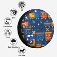 thumbnail image 6 of Kll Funny Steam Train Tire Cover,Universal Wheel Tire Cover For Trailer, Rv, Suv, Truck,Camper And Many Vehicle,(15 Inch), 6 of 7