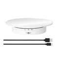 thumbnail image 1 of 3 Speeds Electric Rotating Display Stand Mirror 360 Degree Turntable Jewelry Holder Battery/USB Power For Photography Shooting ,Excellent Structural Design, 1 of 7
