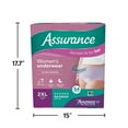 thumbnail image 6 of (2 pack) Assurance Women's Incontinence & Postpartum Underwear, XXL , Maximum Absorbency (54 Count), 6 of 13