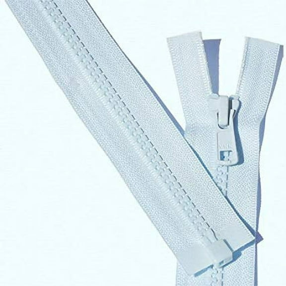 YKK® - 30 Inches Sport Vislon Jacket Zipper, YKK® #5 Molded Plastic Separating - Medium Weight Made in USA (Amethyst #862)