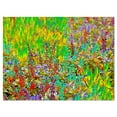 thumbnail image 2 of Parterre de Fleurs Texturé Coloré - Impression sur Toile d'Art Floral, 2 of 3