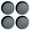 Grey, variant on Kilougeis 2025 New Round Rubber Caster Cups, Non Slip Furniture Pads, Anti-Slip Gripper, Anti Skid Furniture Feet, Anti Slide Floor Protector for Bed Couch Table Chair Stoppers