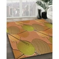 thumbnail image 2 of Ahgly Company Indoor Round Patterned Mahogany Brown Area Rugs, 8' Round, 2 of 6