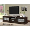 thumbnail image 4 of Baxton Studio Gerhardine Dark Brown Wood 70-inch TV Cabinet with 2 Sliding Doors and Drawer, 4 of 8