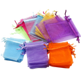 thumbnail image 3 of 50pcs/Lot Multicolor Jewelry Packaging Bag 7*9 11*16 15*20cm Organza Bags Gift Storage Wedding Drawstring Pouches Wholesales white 11x16cm, 3 of 6