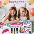 thumbnail image 6 of Beefunni Kids Nail Polish Set, Nail Art Kit for Girls Age 7-12 with Nail Dryer, Nail Kit Kids, Birthday Gift for Kids 3-12 Years Old, 6 of 7