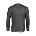 thumbnail image 4 of ZIMEGO Men’s Slim Fit Henley Shirt – Casual Ultra Soft Long Sleeve Button Crew Neck Burnout Heather Athletic T-Shirts Tee, 4 of 5