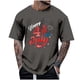 thumbnail image 2 of Tops para hombre, blusas y camisas de cuello redondo y manga corta para hombre, tops casuales de cuello redondo y manga corta con estampados especiales para hombre., 2 of 5