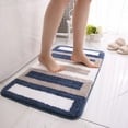 thumbnail image 4 of Fiudx Alfombras Alfombras De Baño A Rayas De Microfibra Suave, Alfombra De Baño Extragruesa, Alfombras De Baño Antideslizantes Ofertas Flash Del Día, 4 of 4