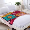 thumbnail image 3 of Cozy Flannel Blanket - Soft Warm and Durable for Sofa Travel Bed & Chair - Vibrant Colors & Playful Design, 3 of 7