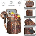 thumbnail image 4 of Rustic Home Decor Inspired Cooler Backpack – Waterproof Insulated Lunch Bag with Retro Folk Style, Perfect for Outdoor Camping & Travel, 4 of 6