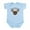 Sky Blue, variant on CafePress - Crazy Pug Lady Baby Light Bodysuit - Baby Light Bodysuit, Size Newborn - 24 Months