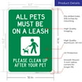 thumbnail image 3 of All Pets Must Be On A Leash Sign,, 3 of 8