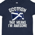 thumbnail image 4 of Inktastic Scottish Pride Scotland Flag Boys or Girls Toddler T-Shirt, 4 of 5