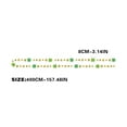 thumbnail image 3 of 4m Glitter Green St. Patrick's Day Four-Leaf Clover Wreath Garland, Reusable Sturdy Cardstock, Easy To Hang Decor, Irish Festival Spring Party Home Wall Door Ceiling Decoration, 3 of 9