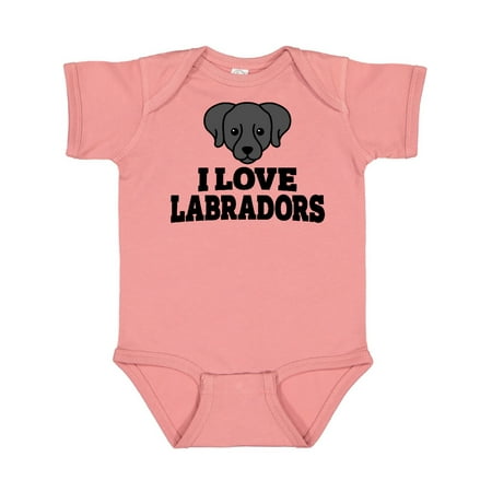 

Inktastic I Love Labradors Gift Baby Boy or Baby Girl Bodysuit