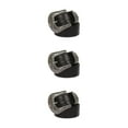 thumbnail image 4 of kurtrusly Trendy PU Leather Belt For Fashionable Outfits Embossed Pattern And Convenient round flowers black 110cm 3Set, 4 of 6