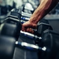 thumbnail image 6 of Signature Fitness Hex Dumbbells Strength Workout Equipment Set, 25 lbs, 6 of 9