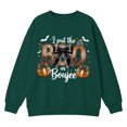 thumbnail image 4 of Likimi Toddler Child Girls Halloween Sweatshirts Hallowmas Letter Print Crew Neck Sweatshirt For Girls Long Sleeve Everyday Wear Fashion Pullover Size 5-6 Years, 4 of 4