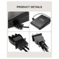 thumbnail image 2 of Singer Sewing Machine Foot Pedal Power Cord Replacement - D Shape Plug for Singer 4452 4443 4432 Edition 0625_c*, 2 of 5
