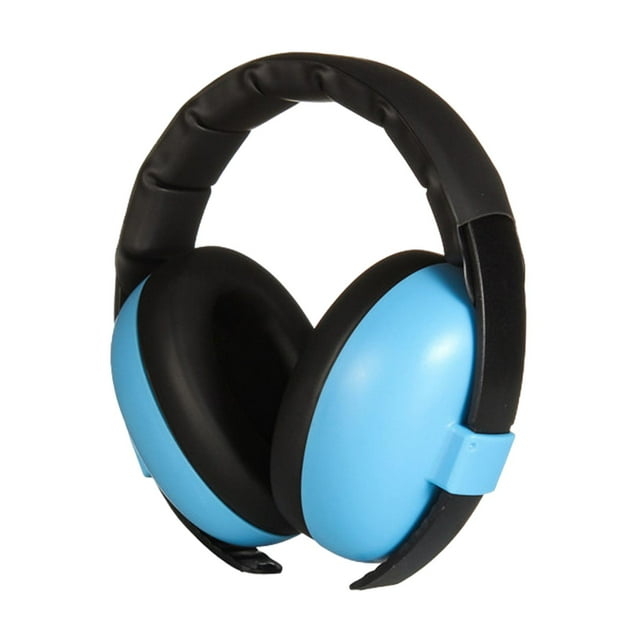 Protección auditiva para bebés, orejeras para dormir, protección auditiva, auriculares con cancelación de ruido, orejeras para bebés para dormir de 0 azul