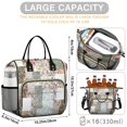 thumbnail image 5 of OBREWU Pioneer Flower Womens Lunch Box for Work,Insulated Large Pioneer Flower Lunch Bag for Women,Loncheras Para Mujer,Leakproof Adult Lunch Bag for Work,Beach,Travel,Picnic,Camping, 5 of 7