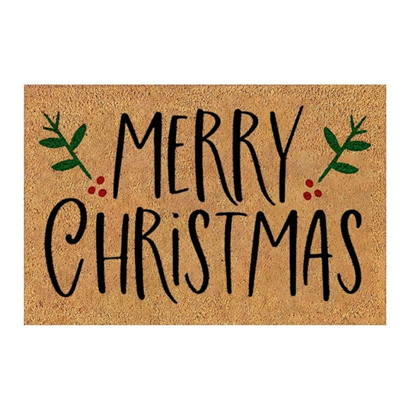 Janrevotw Christmas Joy Door Mat | Christmas Doormat | Winter Decoration | Welcome Mat | Holiday Doormat | Winter Decor | Christmas Gift