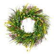 thumbnail image 5 of perfeclan Front Door Spring Wreath Artificial Wreath Simple Fashion Hanging Flower Wreath for Garden Celebration Patio Diameter 40CM, 5 of 9