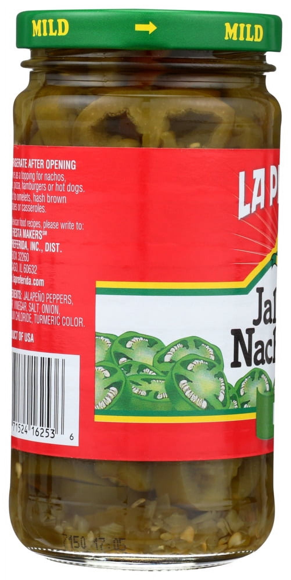 La Preferida Mild Jalapeno Nacho Slices, 11.5 Oz Pack Of 12
