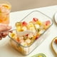 thumbnail image 4 of Bandeja de cubitos de hielo con tapa, capacidad de 28 cubos, máquina de hielo de plástico de fácil liberación para congelador, diseño resistente a derrames, sin BPA, caja de molde de hielo apilable, 4 of 7