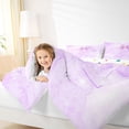 thumbnail image 3 of Manfei Light Purple Bow Twin Comforter Sets,Girls Personalized Letter A Bedding Set,Polkadot Reversible,2pcs,1 Comforter and 1 Pillowcase, 3 of 7