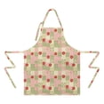 thumbnail image 2 of Pioneer Flower Floral Print Pattern Apron for Women and Men, Cotton Linen Waterproof with Pockets, Adjustable, 33x27 Inch for Kitchen, Gardening, BBQ, Salon, 2 of 6