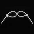 thumbnail image 6 of 100Pcs 20cm Reusable Nylon Cable Self Locking Zip Ties Wire Wrap Fasten Strap White, 6 of 8