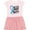 Pink With Stripes, variant on Inktastic Never Stop Fighting Suicide Prevention Awareness Ribbon Girls Toddler Dress
