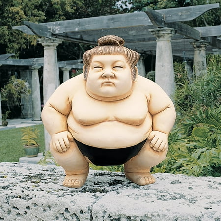 Design Toscano Basho the Sumo Wrestler Statue: Medium