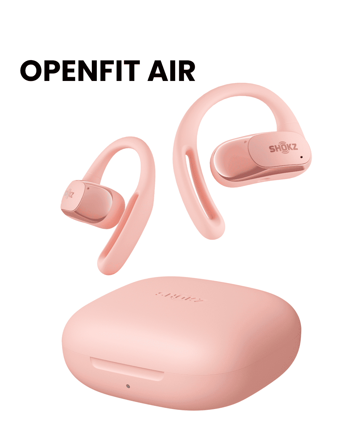 Shokz OpenFit Air - Open-Ear Headphones, True Wireless Earbuds