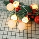 thumbnail image 1 of Cadena de luces de muñeco de nieve de Navidad, LED decorativas, muñeco de nieve, funciona con pilas para Navidad, interiores y exteriores(Batería)(3.20 metros y 20 luces), 1 of 5