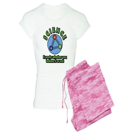 

CafePress - Science It Works Whether Yo - Women s Light Pajamas