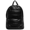Puffer Backpack Multi Pocket For Women Men Shoulder Bag For Work Travel Decor Bag (Black)