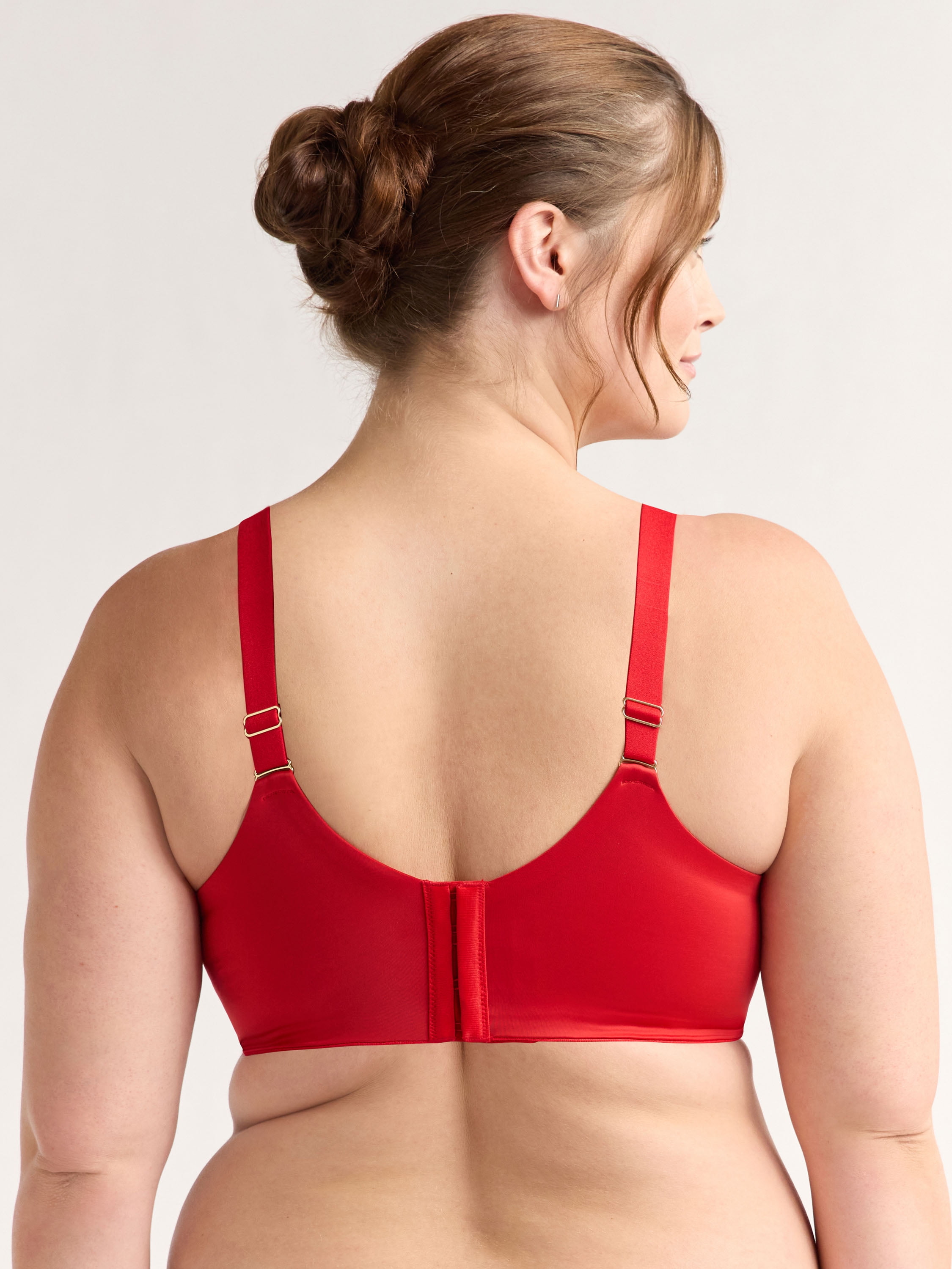 Joyspun Women's & Women's Plus Lace Plunge Bra, Sizes 38DD-46DDD