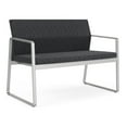 thumbnail image 1 of Gansett Reception Waiting Room Healthcare Loveseat / Silver Steel / Dark Gray, 1 of 5